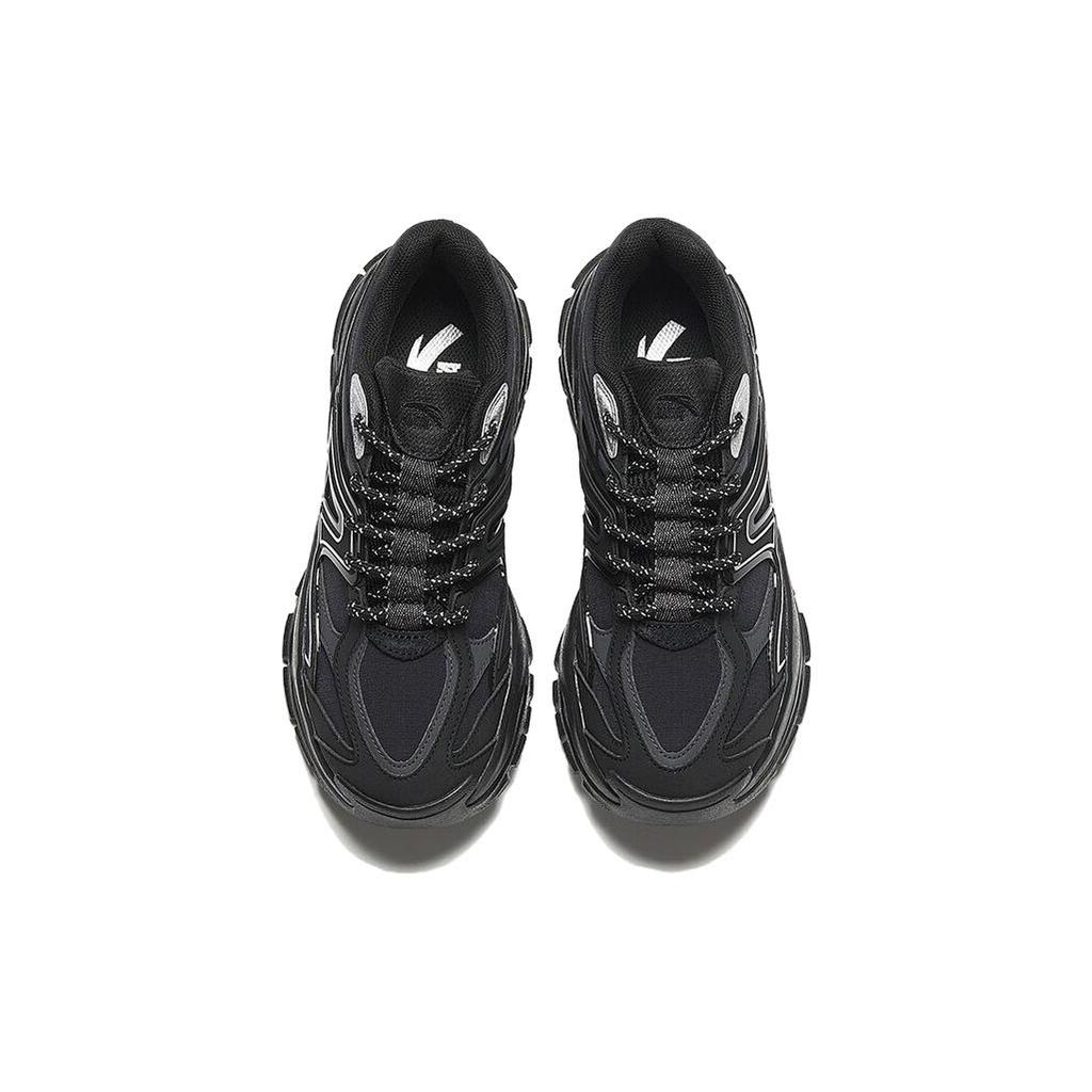 New Anta Scorching OG 1 Cushioning Wear Resistant Low Top Chunky Sneakers Women's Black Gray Silver 922348806-2