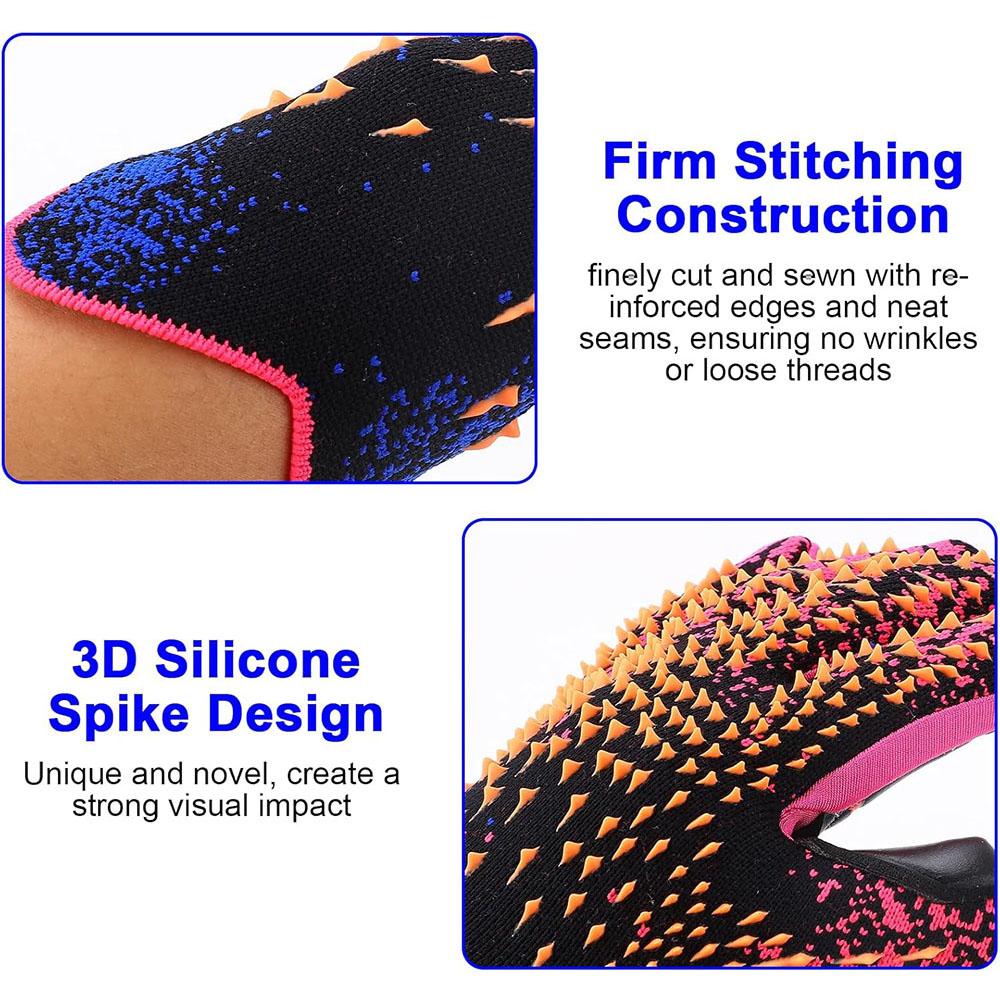 Soccer Goalkeeper Gloves Goalie Training Gloves Strong Grip Anti-slip and Football Sports Training for Adults and Children