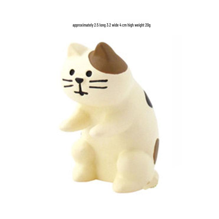 Piano Cat Resin Ornament Blind Box – Trendy Bartender Miniature Decoration & DIY Craft