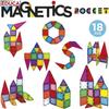 Magnetics Mallette - Jeu de construction - EDUCA - 18 blocs magnétiques, 2 animaux, 8 cartes - Des 3 ans