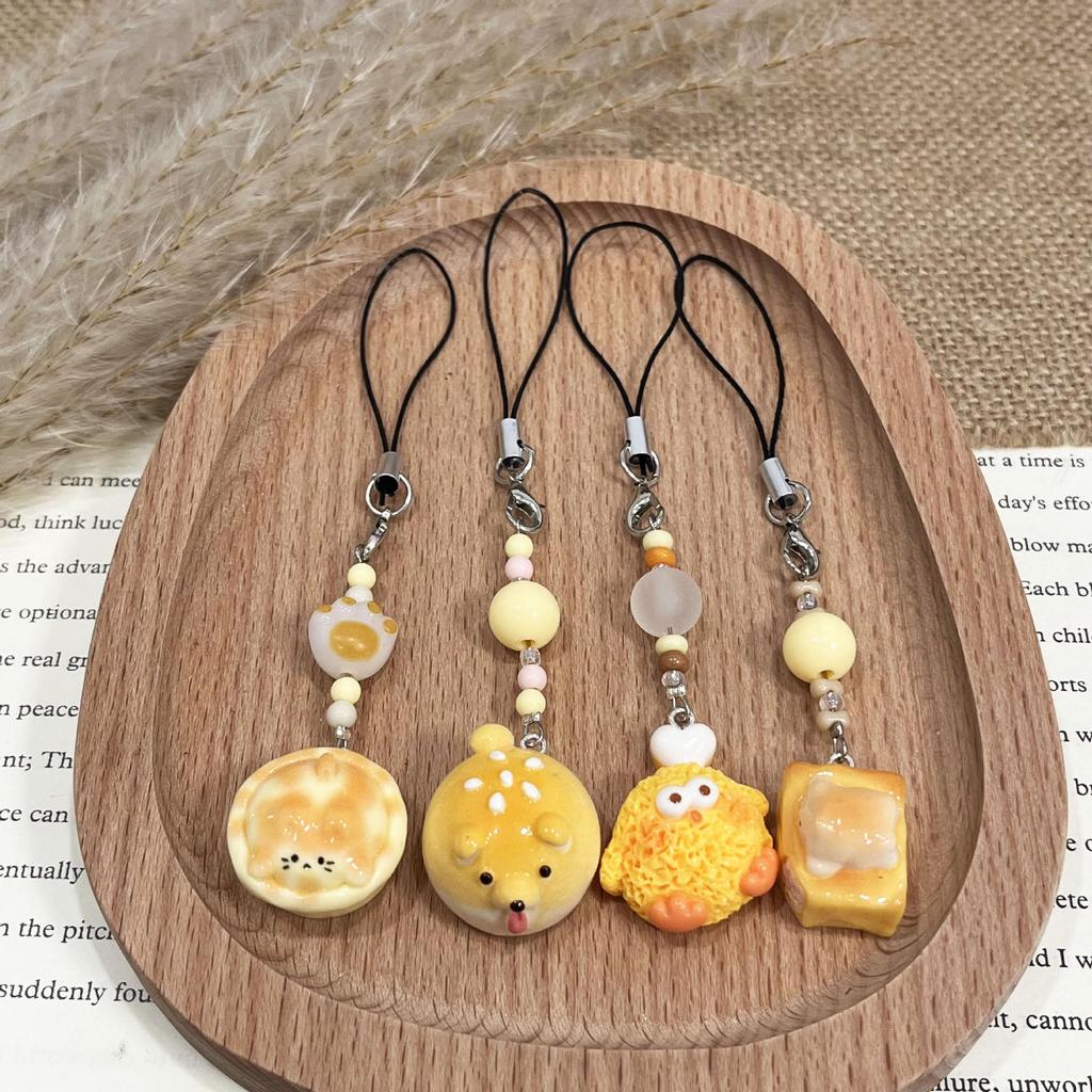 Xiaohongshu Cute Food Keychain & Lanyard for Girls