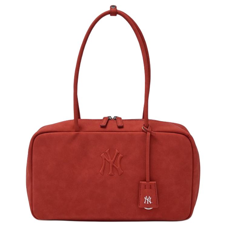 

MLB New York Yankees Palette Square Faux Leather Polyester Tote Bag Women Tote Bag Red 3AORSD16N-50RDS Basic Set (Bag)