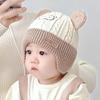 Winter Knitted Earmuffs Hat Windproof Ear Protection Cap New Bonnet Beanie  for Baby