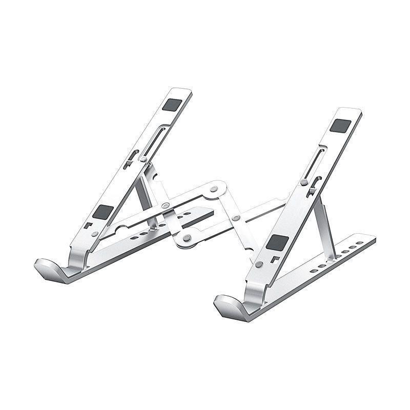 Aluminum Alloy Adjustable Laptop Stand with Cooling and Folding Features