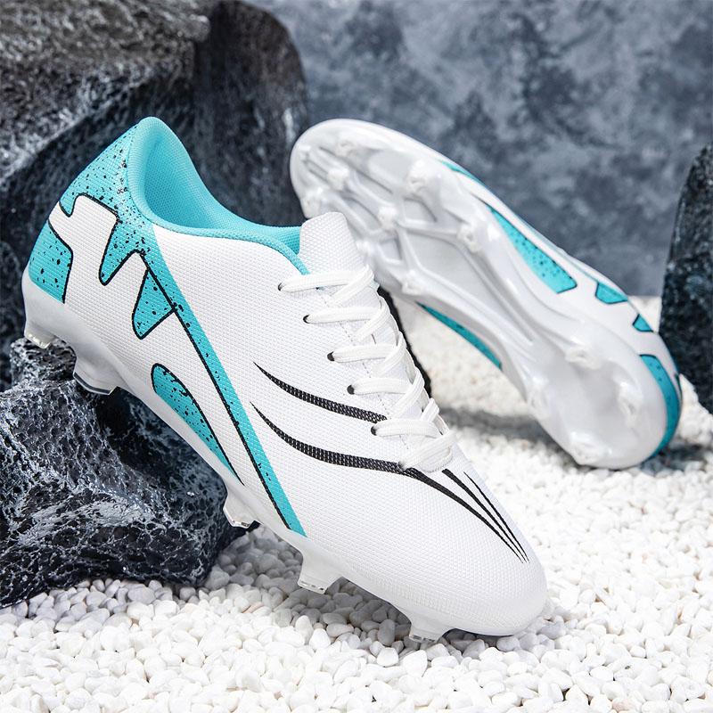 Men's Football Shoes Low Top Soccer shoes Men's Long Nail FG Cleat Outdoor Sports Training Shoes Anti Slip Nail Shoes Size 35-45