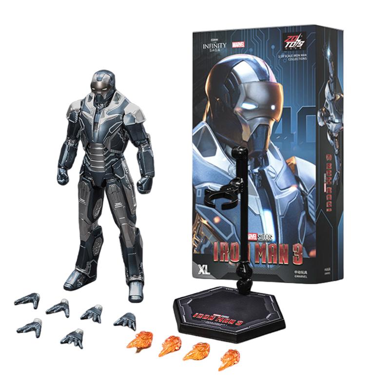 1:10 ZD Toys Iron Man MK38 Igor MK25 Striker MK26 Gamma MK36 Peacemaker MK40 MK15 Sneaky Action Figure Collections Gift