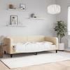VidaXL Daybed Cream 90x200 Cm Fabric 354037
