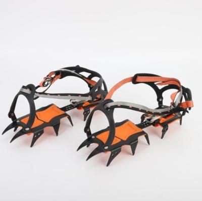 12 Tooth Professional Crampons Outdoor Rock Climbing Ice Fishing Snow Skid Shoe Cover
