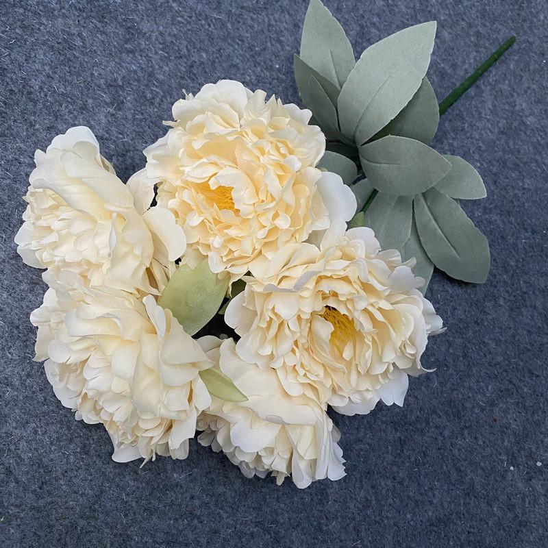 Peony Artificial Fake Flowers Wedding Arch Decorative Silk Flowers Realistic