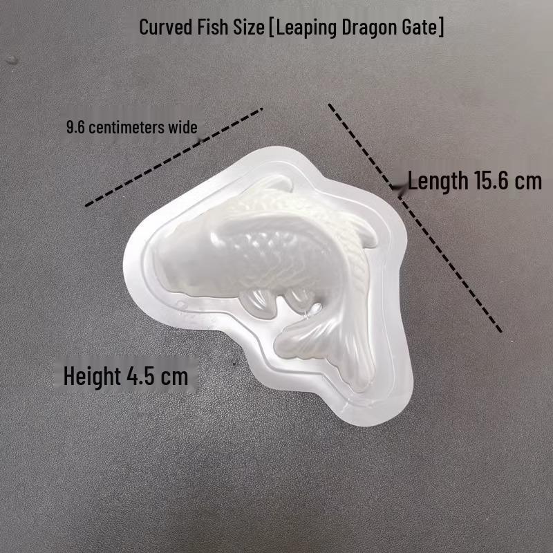 Fish-Shaped Plastic Mold for Rice, Cake, Jelly, Chocolate, and More