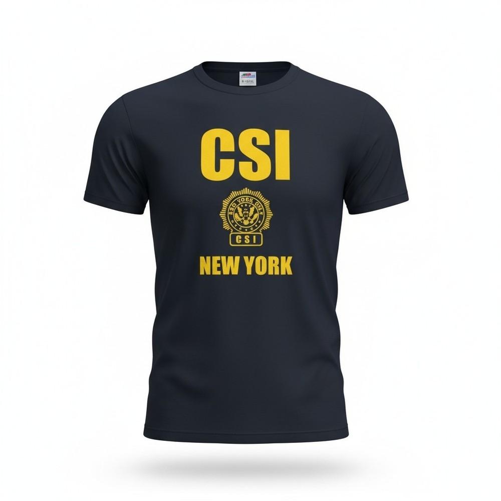 vintage CSI crime scene investigation New York double sided Tshirt Size S 145 Unisex T-Shirt XXXXL