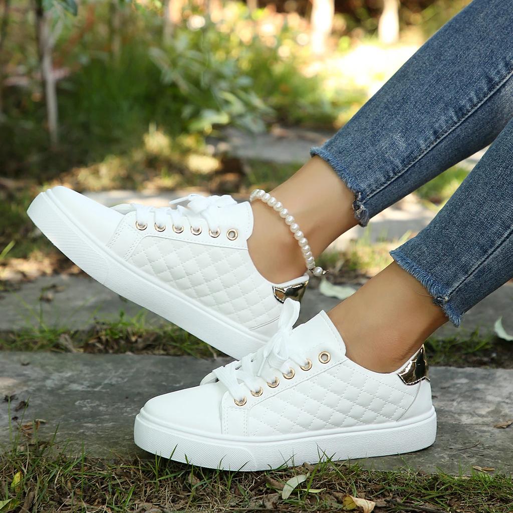 Damen Sneaker Frühling Neue Mode Atmungsaktive Slipper Weiche Sohle Walking Casual Sneaker Bequem Flach Outdoor Sneaker