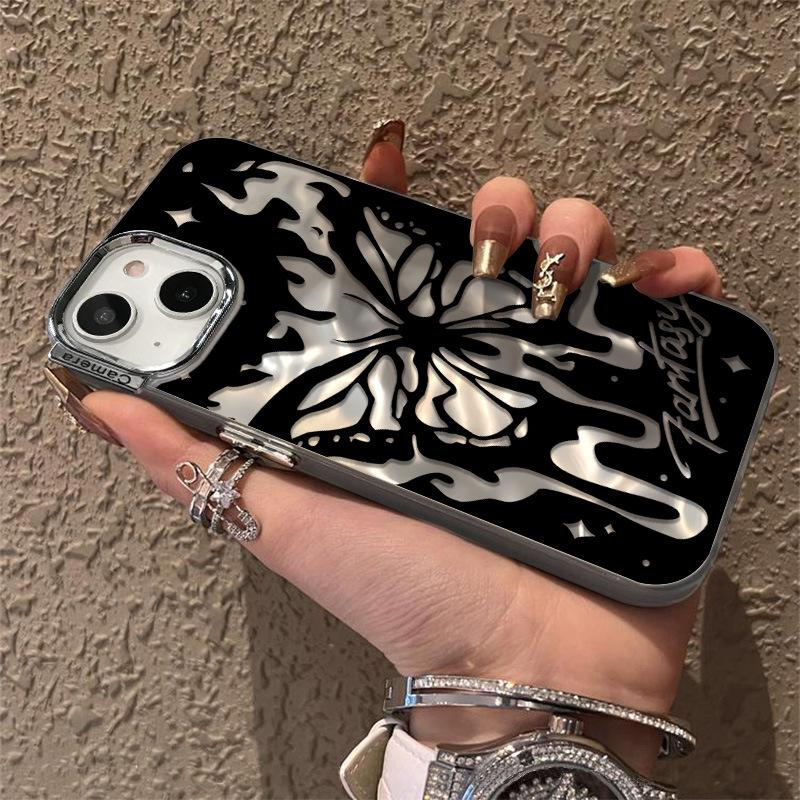 Dreamy Butterfly Water Ripples Suitable for Apple 15 Mobile Phone Case 14promax New 13 Sense IPhone 16