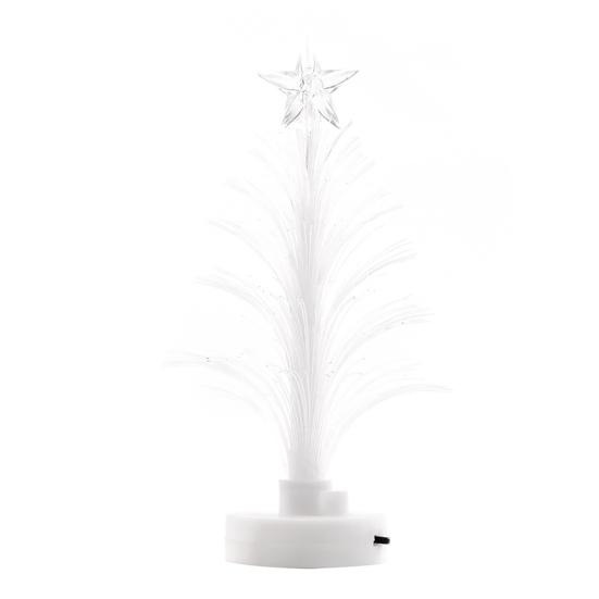 

Xmas Night Light Delicate Creative Star Christmas Tree Light for Home White Shell