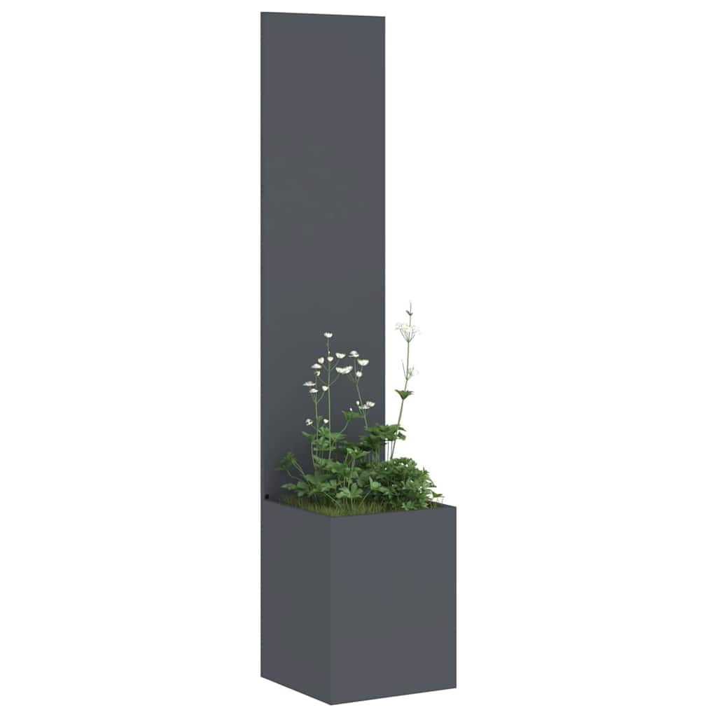 Garden Privacy Screen Canvas Anthracite 32 x 32 x 150 cm