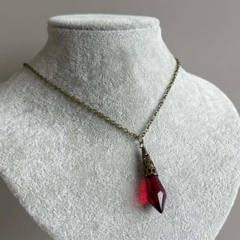 Hexagonal Crystal Pendant Necklace - Versatile Sweet & Cool Style Choker