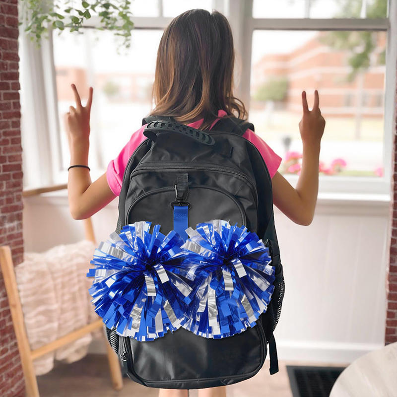 Nylon Buckle Straps Backpack Accessories Cheerleading Straps Double Pompoms Triangle Buckle Decorative Straps For Decoration Cheerleading Activities