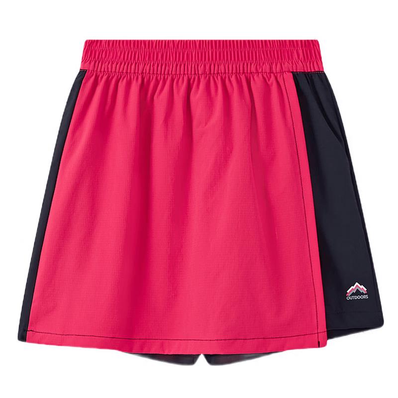 MQD Girls Colorblock Skort Shorts 160 розы красного