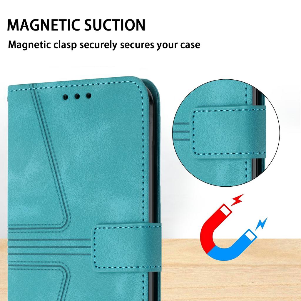 For Xiaomi Redmi 15C 4G (Global) (171mm)/Poco C85 4G (171mm) Case Triangle Imprinted Anti-Scratch PU Leather Phone Wallet Cover
