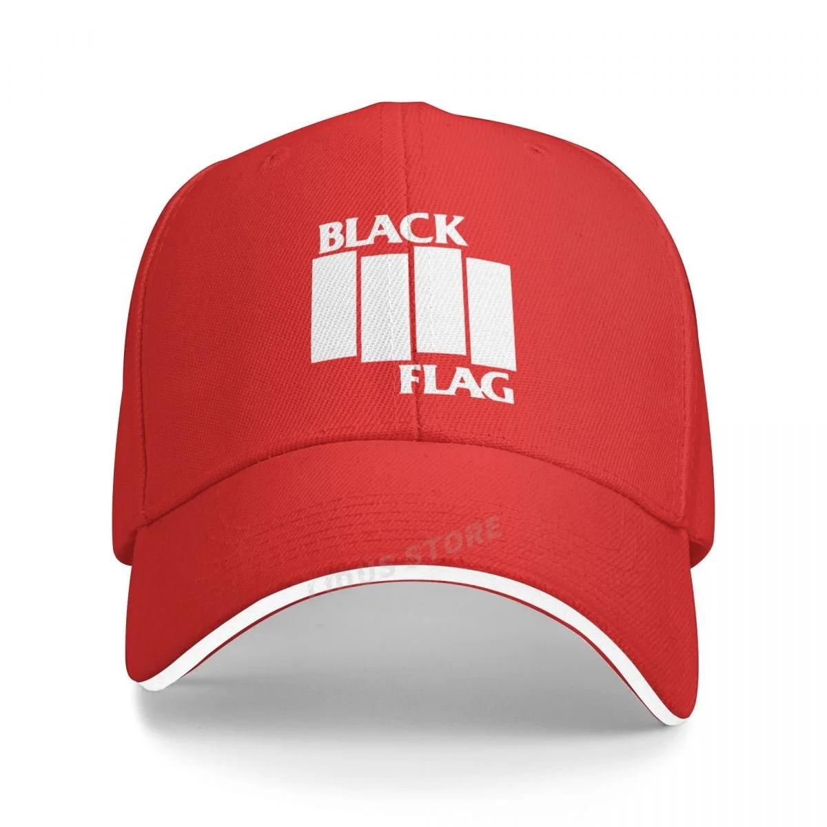 BLACK FLAG Pure Punk Rock Band Baseball Cap Summer Unisex Hip Hop Hat 100% Cotton Unisex Adjustable Black Flag Cap Adjustable