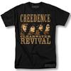 Creedence Clearwater Revival Koncert Rockowy Trasa Vntg Graficzny Design Koszulka Unisex Koszulka