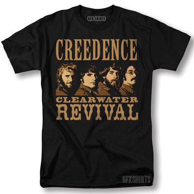 Creedence Clearwater Revival Rockkonzert Tour Vntg Grafikdesign T-Shirt Unisex T-Shirt