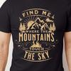 Mountain Graphic Tee: Camping Hiking Shirt and Kids Tshirt, Nature Lover Gift, Hiking T-Shirt and Kids Tshirt, Mountain Lover Gift