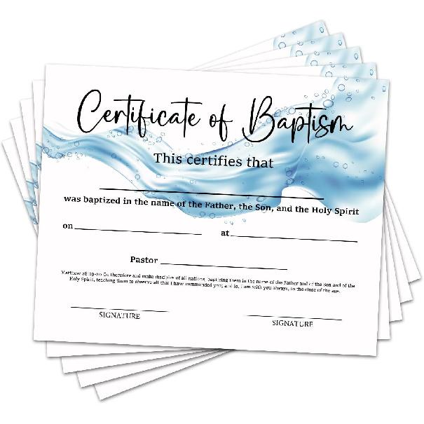 25 Baptism Certificates for Church Baby Dedication Certificate Baby Baptismal Award Baby Dedication Certificates Paper for Child Dedication Baptism01