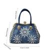 Women'S Temperament Diamond-Encrusted Handbag Celebrity Light Luxury Dinner Oblique Span Bag