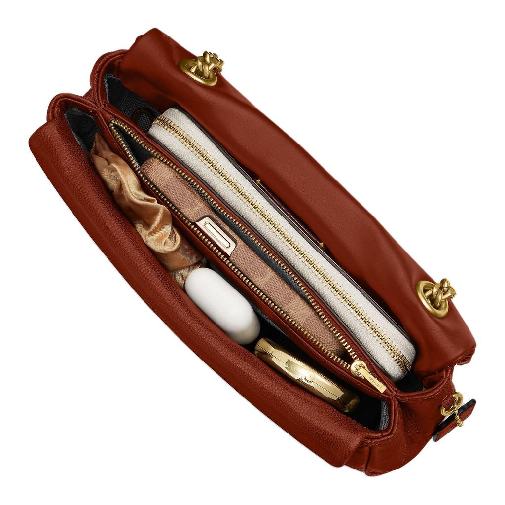 Coach Tabby 26 Gesteppt Klassische Logo-Beschläge Lammleder Umhängetasche Mittelgroß Damen Umhängetasche Pecan CCW83-B4ND7