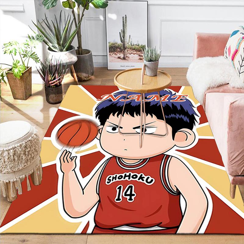 Custom 1Pc Basketball Stars Rug Office Carpet Indoor Outdoor Entrance Doormat Nonslip Soft And Comfortable Living Room D2915325