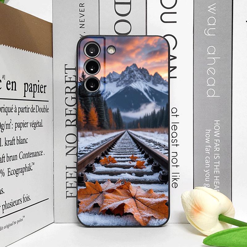 Vintage Forest Landscape Snow Mountain Scenery Phone Case for Google Pixel 9 A 8 A 7A 6A 7 PRO 8 9 Pro XL 4G 5G Soft Back Cover