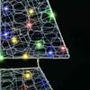 Christmas Tree with 240 Multicolor LEDs 180 cm Acrylic