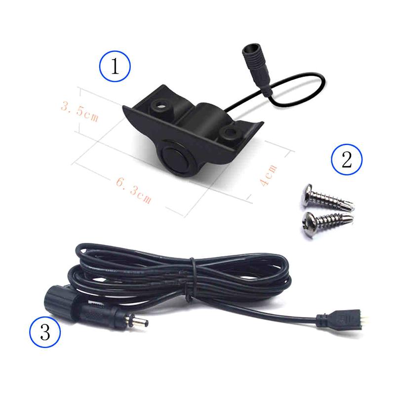Vehicle External Installation Parking Sensor Kit Reverse Ultrasonic Detection For Truck Van Backup Radares Monitoring Systemes