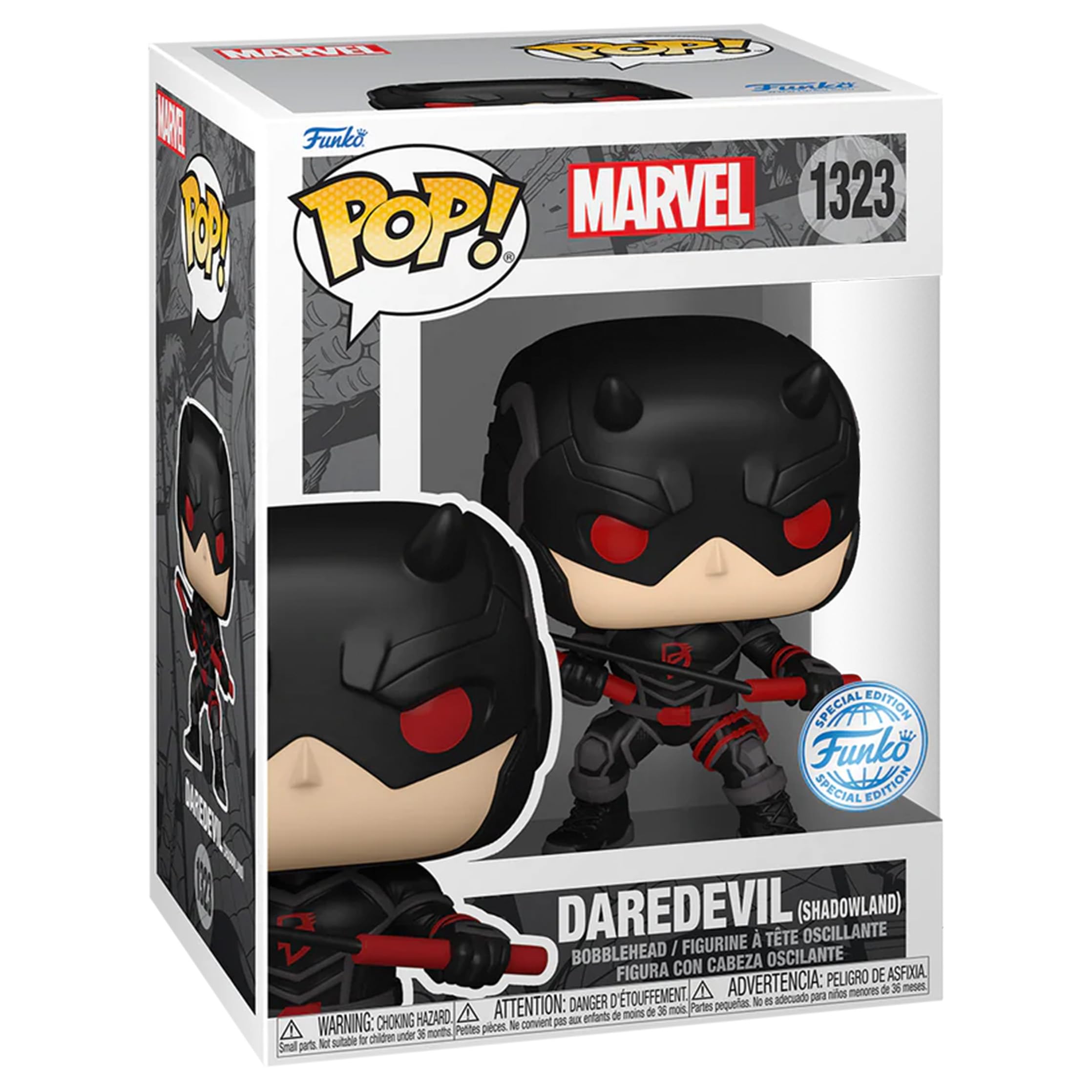 Marvel Comics Daredevil Figure Funko Marvel Entertainment Earth POP! (EE)