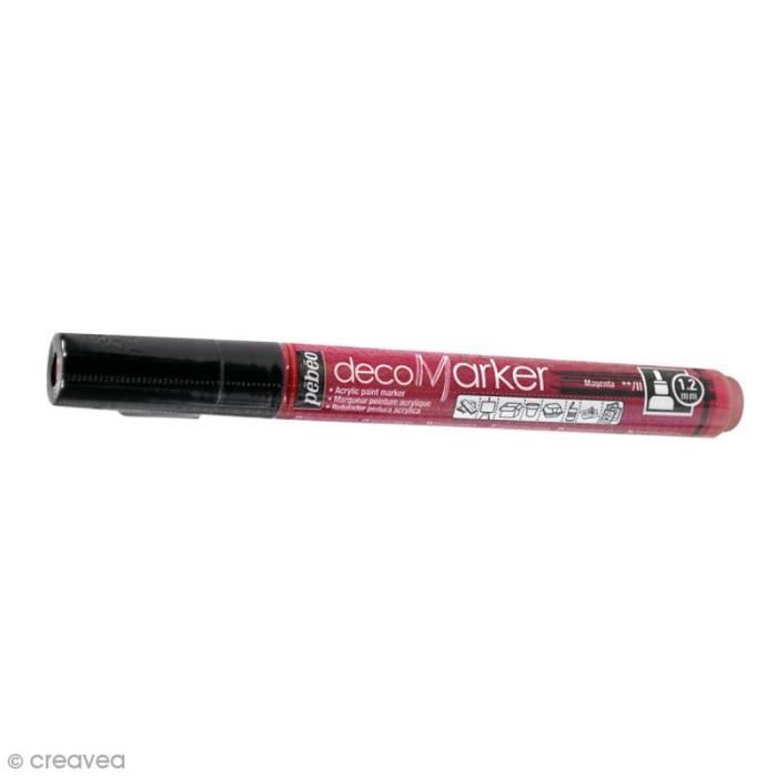 Marqueurs peinture acrylique Acrylic Marker - Pointe Fine 1,2 mm Magenta