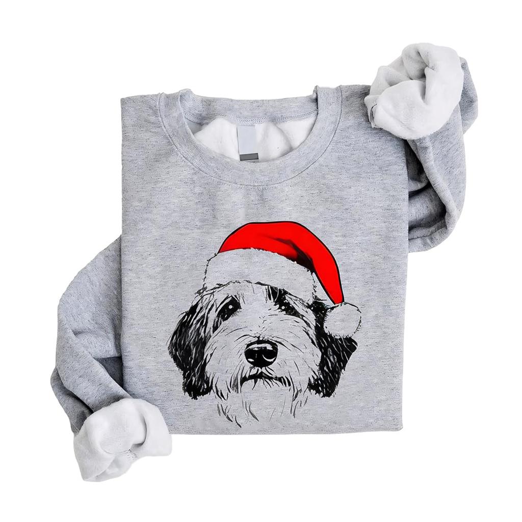 Christmas T-Shirts And Sweatshirts, Women'S Sweatshirts, Long-Sleeved Pullover Sweatshirts, Women'S Long-Sleeved Tops