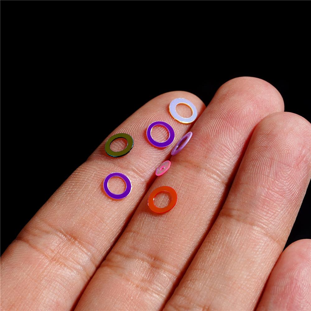 10g/Lot Holographic Bubble Glitter For Resin Filler Hollow Circle Sequins Epoxy Resin Fillings Resin Shaker Filler DIY Crafts