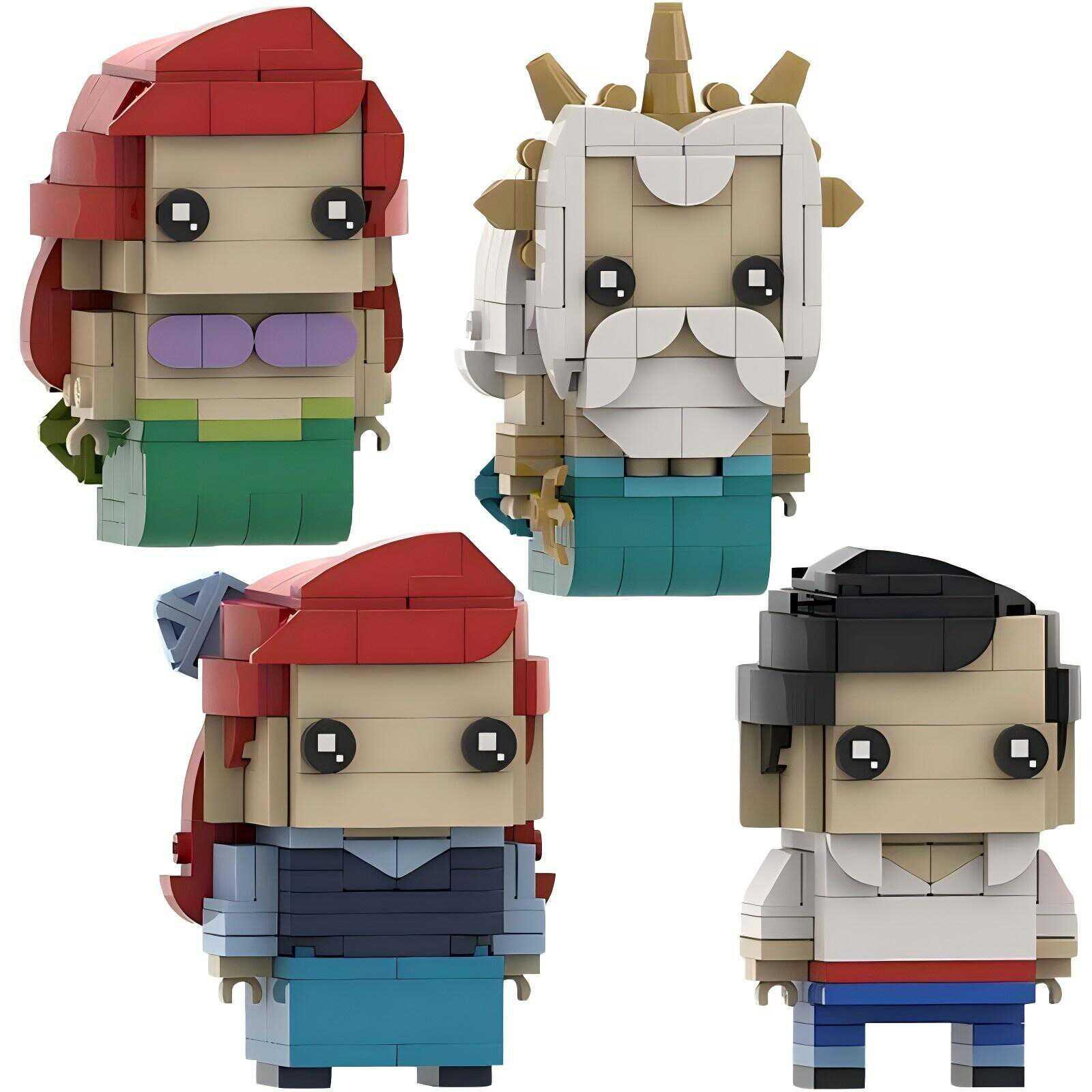 

The Little Mermaid Brickheadz-Compatible Set for Kids
