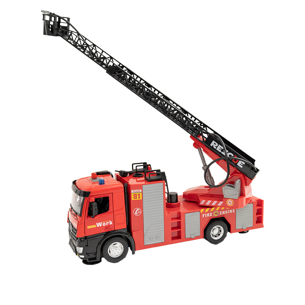 Interactive metal fire truck