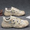 Men's shoes 2025 new summer mesh breathable travel wear wear wear wear one pedal driving mountaineering sports and leisure shoes