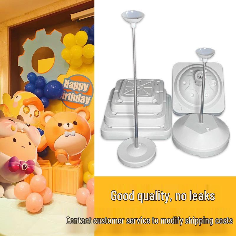 Plastic Water-Filled Base for Balloon Arch Decoration