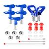 Airless Paint Sprayer Nozzle Tips Reversible Spray Tip Replaces Spare Parts with Guard for