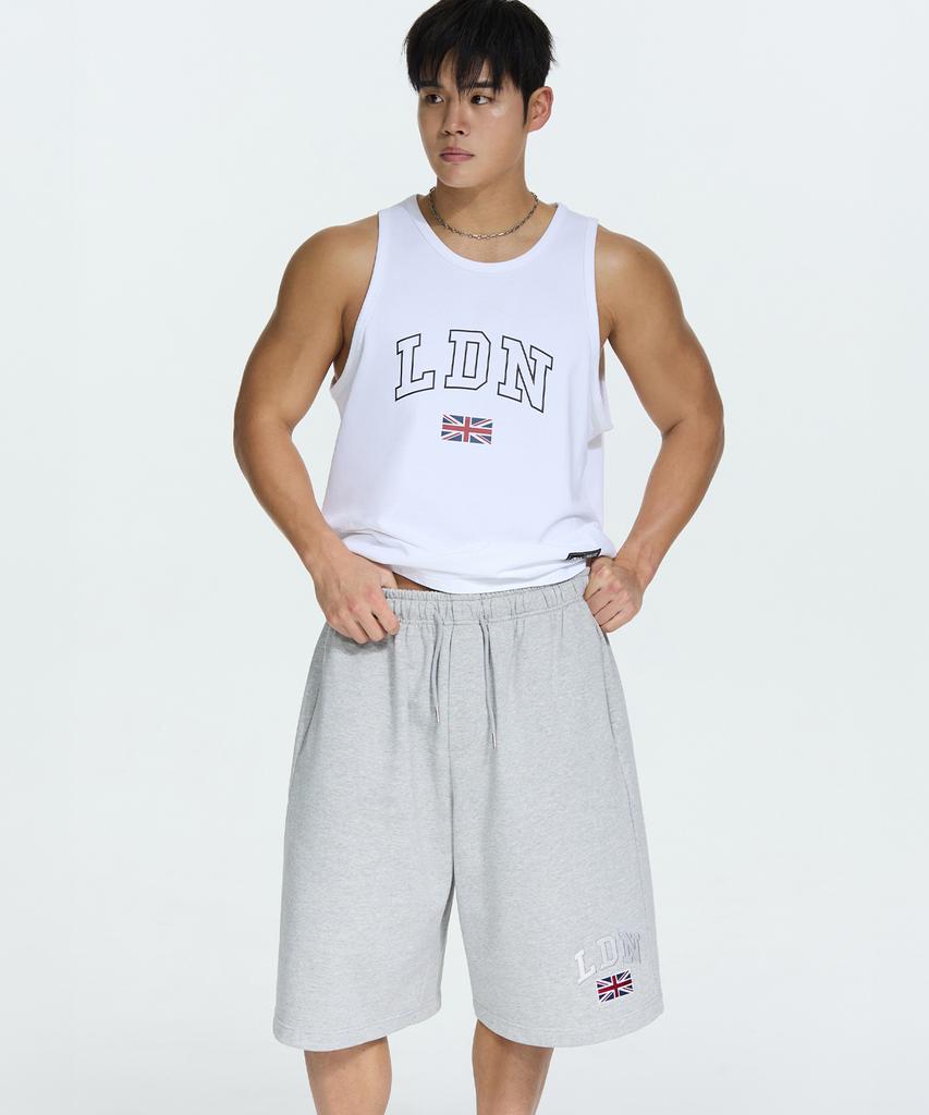 Michikoleondeonseupocheu Ldn Bermuda Sweatpants Melange Grey