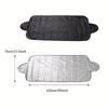 Car Sunshade Umbrella: Front Windshield Heat Insulation & UV Protection for Small Cars