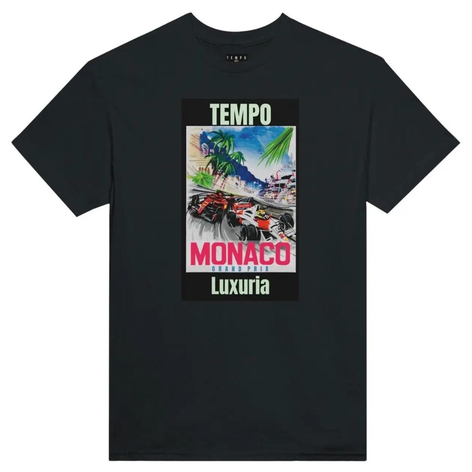 Monaco Grand Prix logo T Shirt S чёрный