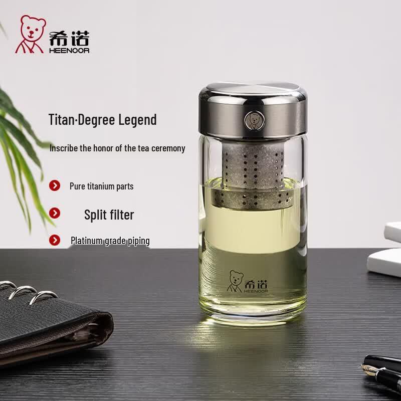 Heenoor Single-Layer Tea Infuser Glass Bottle