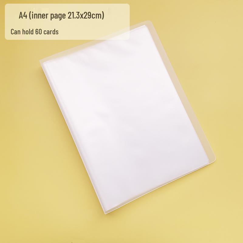 Double-Layer Transparent Artwork Album for Watercolor Illustrations & Photos