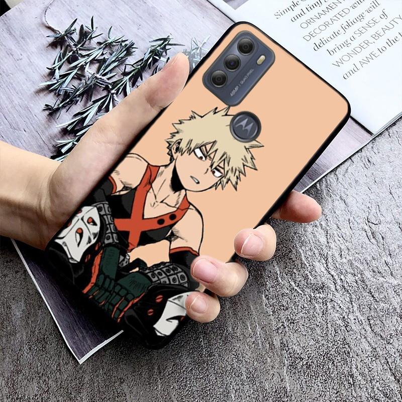 My Hero Academia Phone Case for Motorola Moto E32 E20 E40 G22 G52 G20 G30 G100 G60 G50 G10 GPure GStylus G9 One Action Macro
