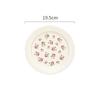 French Style Rose Ceramic Plates Light Luxury Restaurant Dessert Salad Bowls Delicious Dishes Dining Plate Exquisite Tableware
